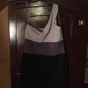 One shoulder dress